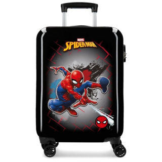 Cestovní kufr ABS Spiderman Red 55 cm