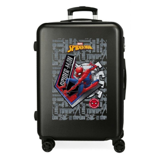 Cestovní kufr ABS Spiderman Great Power black 68 cm