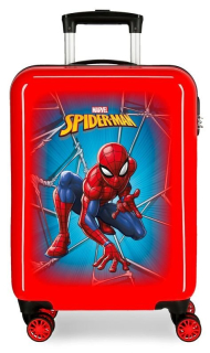 Cestovní kufr ABS Spiderman Black 55 cm