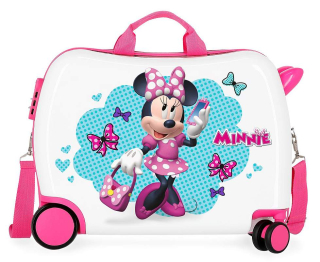 Dětský kufřík na kolečkách Minnie Good Mood MAXI 